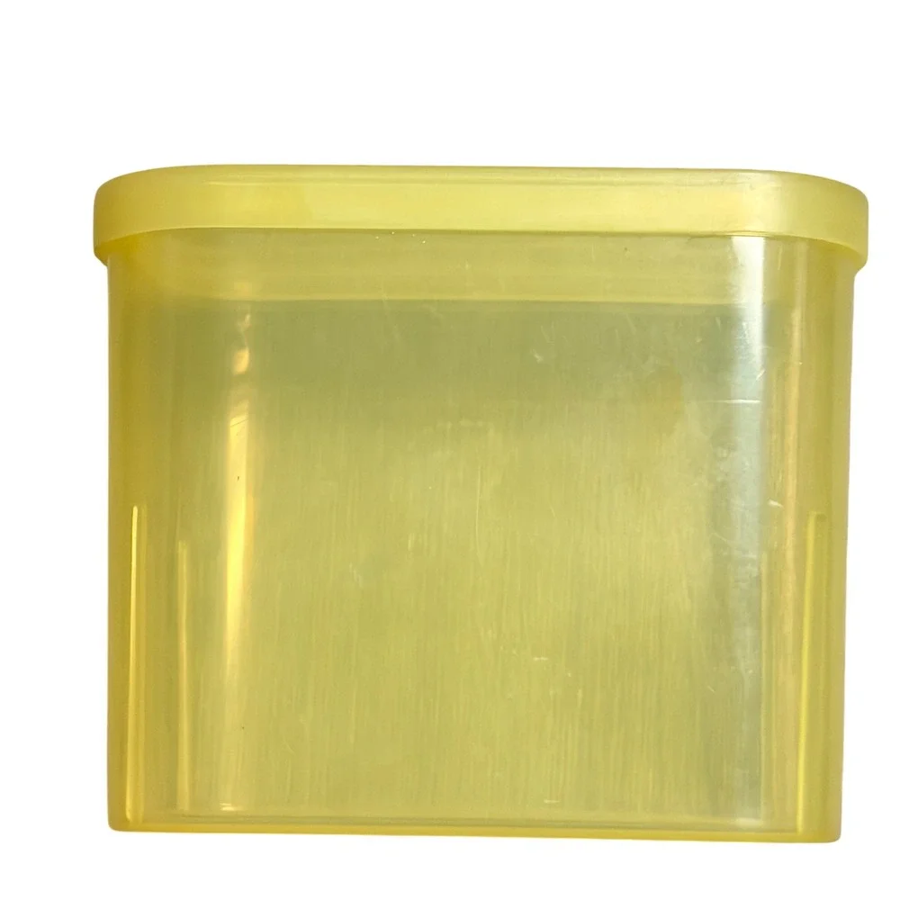 SPAM Reusable Plastic Food Storage Container Yellow Hormel Foods Made in USA